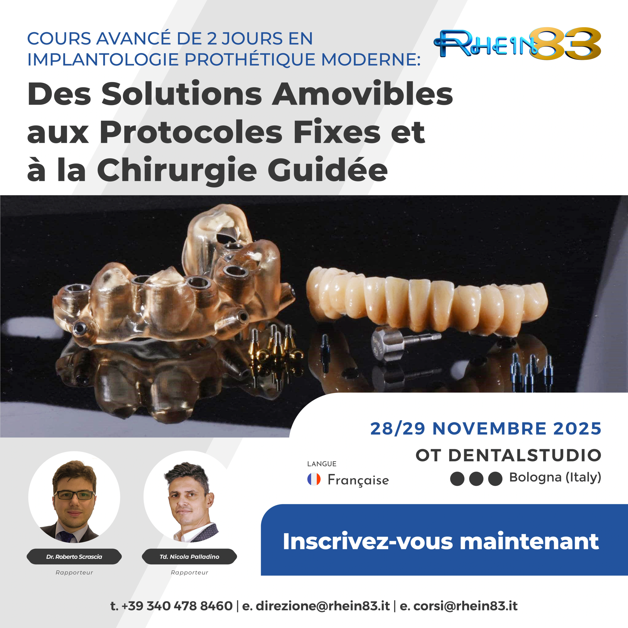 Cours pour dentistes
