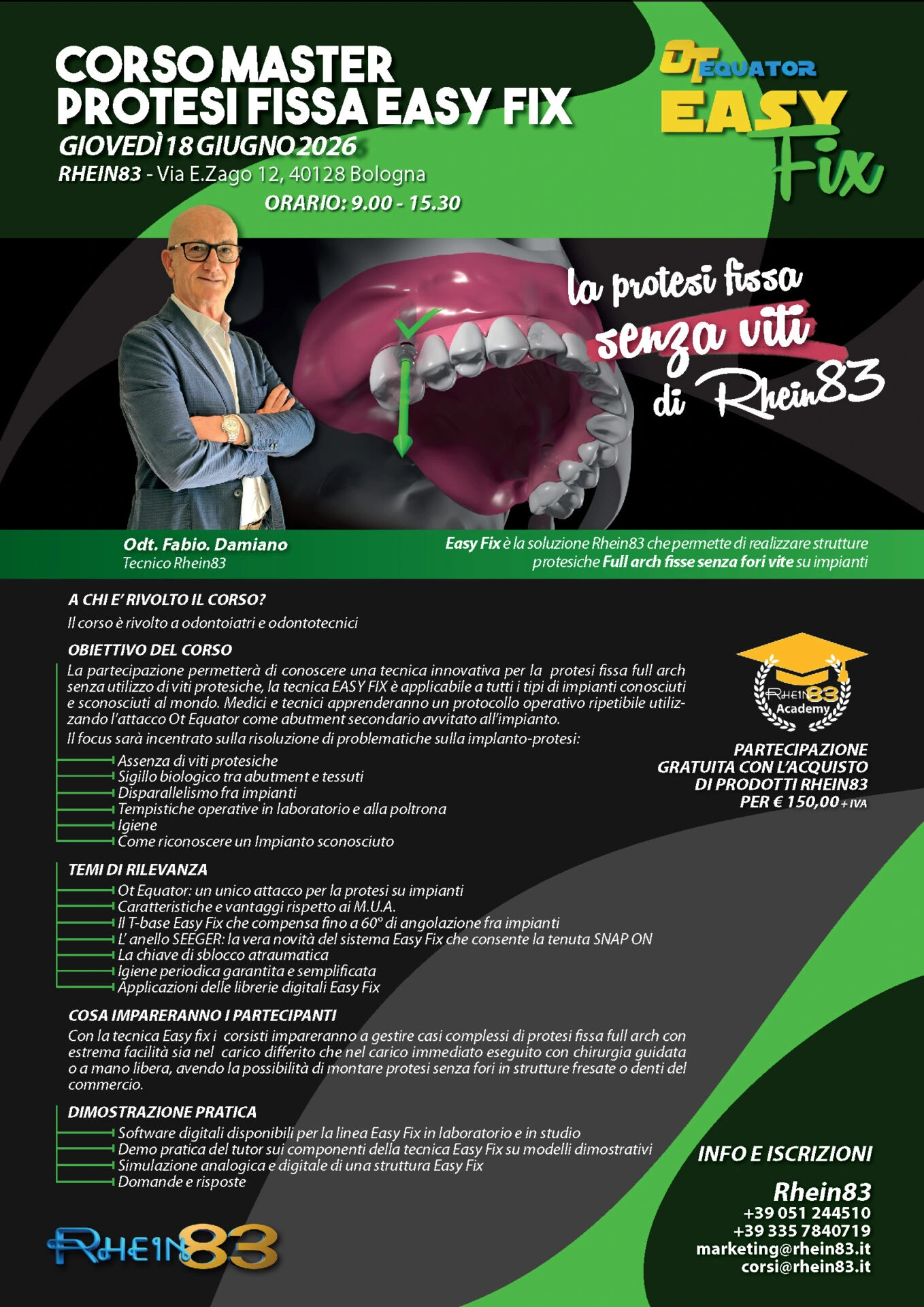 Corso Master protesi fissa Easy Fix